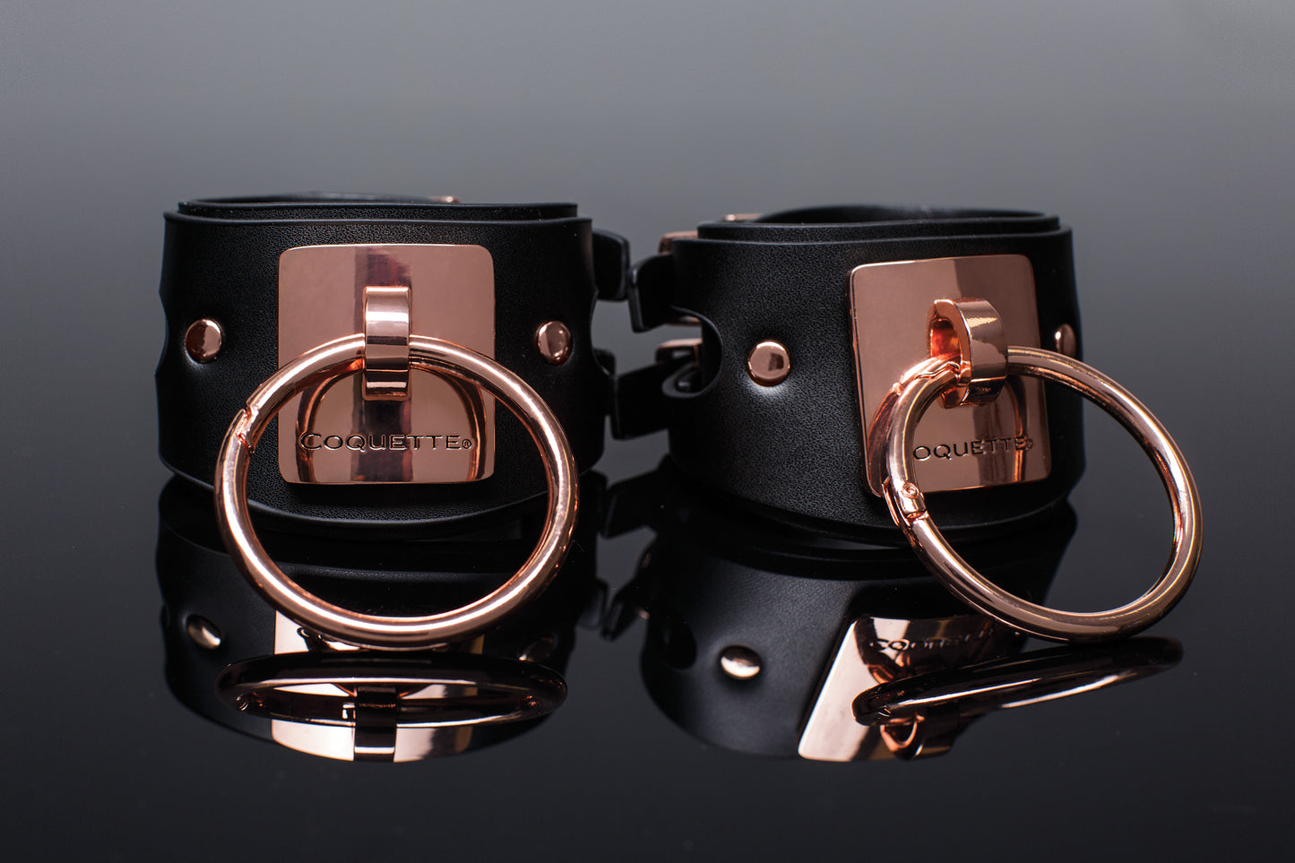 Coquette Faux Leather Handcuffs