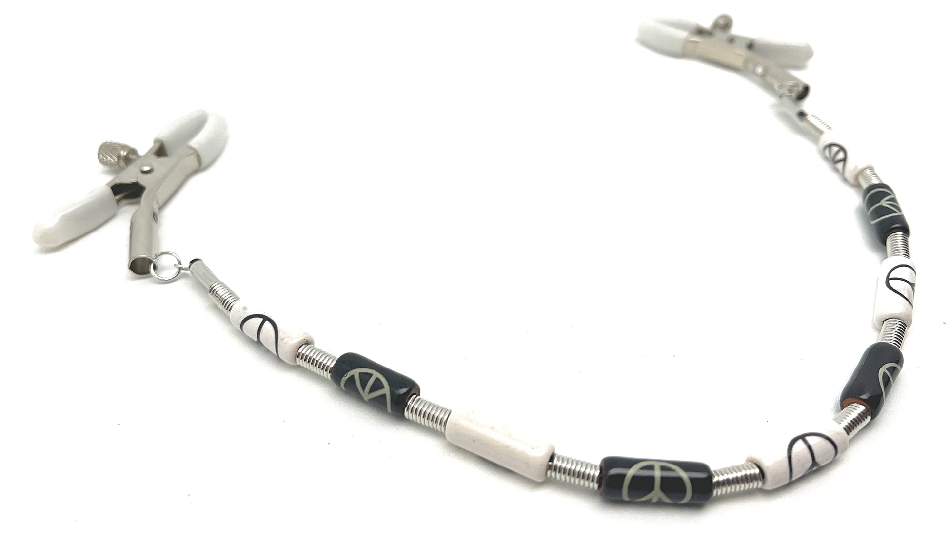 Peace and Love Bullnose Nipple Clamps