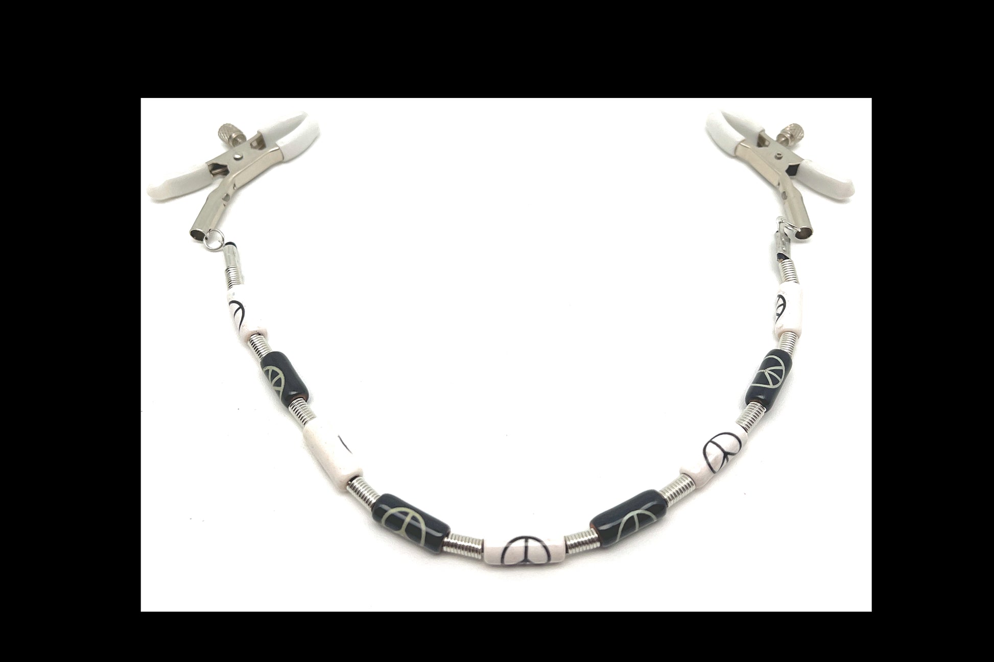 Peace and Love Bullnose Nipple Clamps