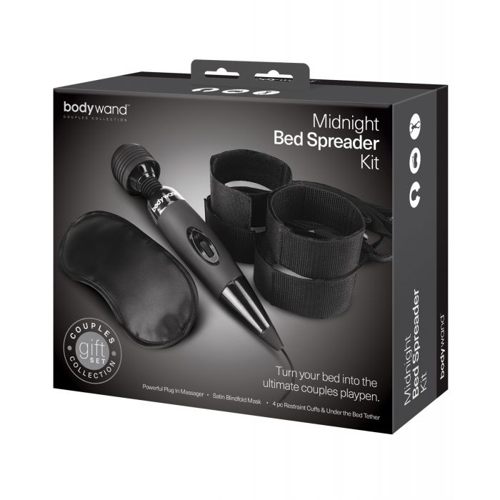 XGen Bodywand Midnight Massage Bedroom Play Kit - 3 Piece Black