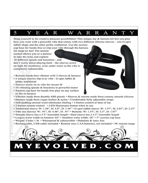 Evolved Black Heavenly Harness