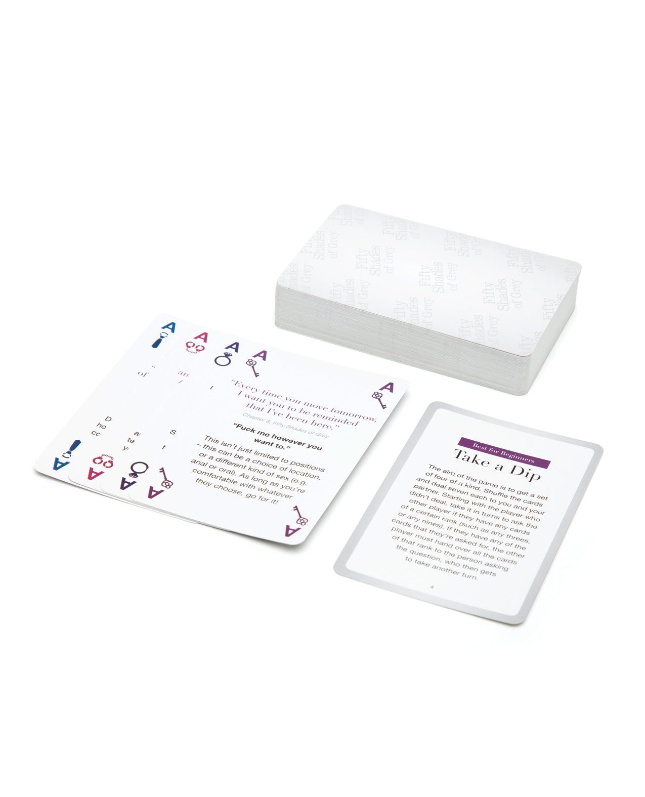 Fifty Shades of Grey Play Nice Talk Dirty Inspiration Cards