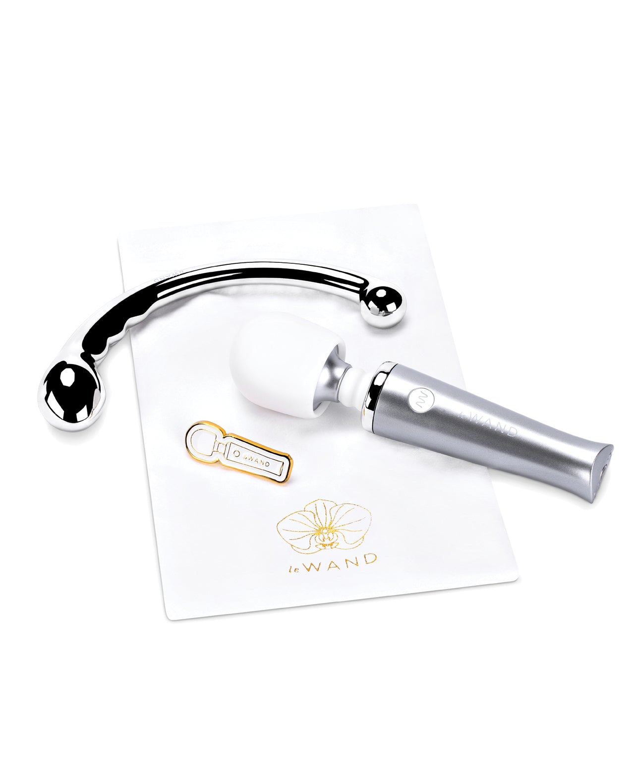 Le Wand Mini Pleasures 4 Piece Kit - Chrome