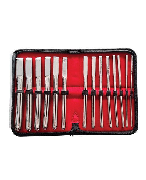 Rouge Stainless Steel Hegar Uterine Dilator Set of 14