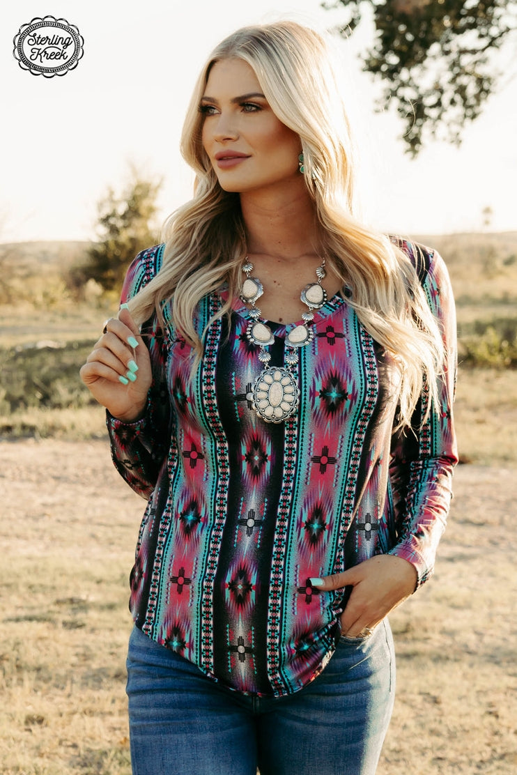 Albuquerque Aztec Top