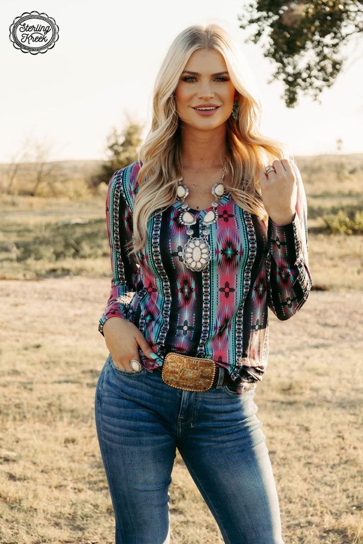 Albuquerque Aztec Top