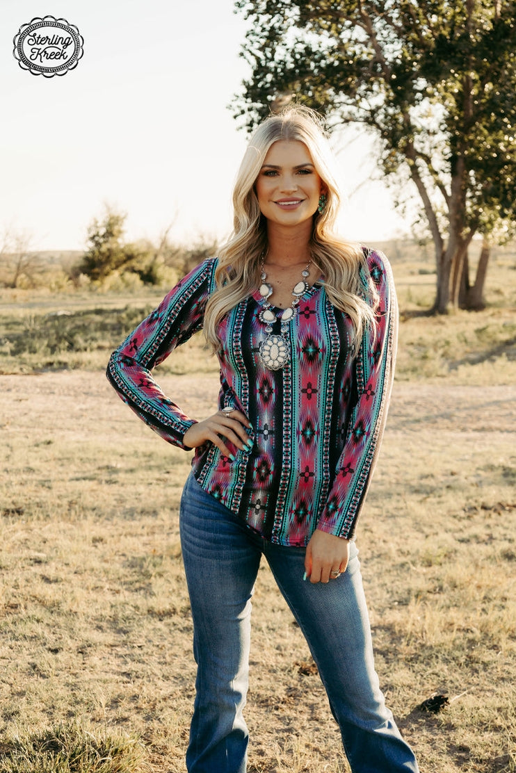Albuquerque Aztec Top