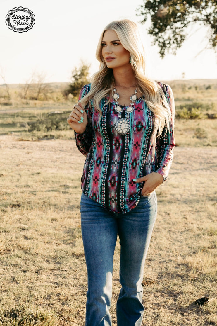 Albuquerque Aztec Top