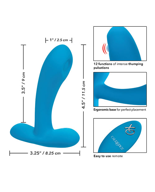 Silicone Pulsing Pleaser with Remote