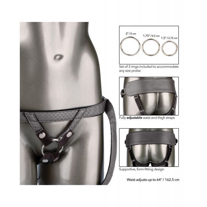 Her Royal Harness The Royal Vibrating Set - Black