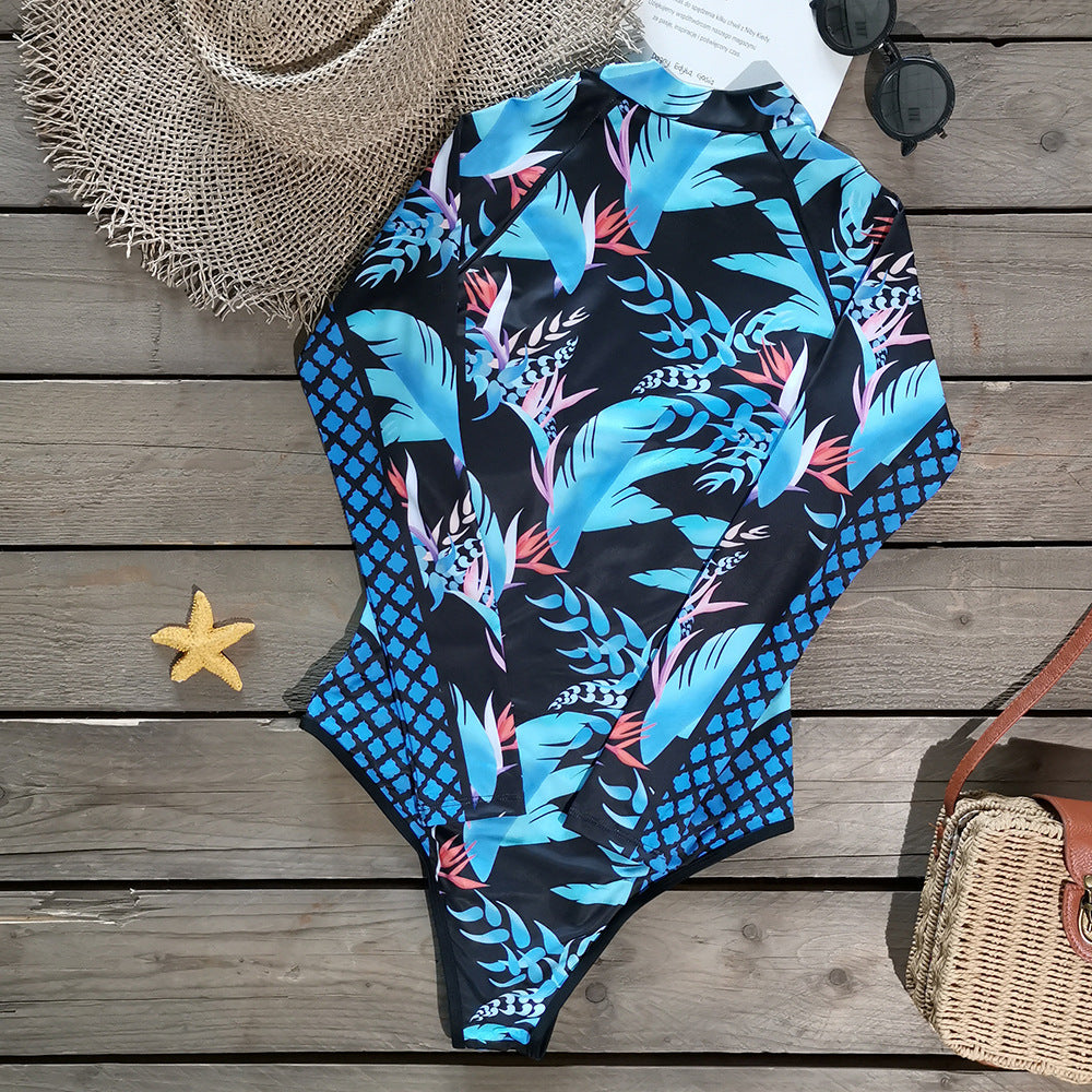 Blue Lagoon Rashguard Monokini One-Piece in Size S, M, L, or XL