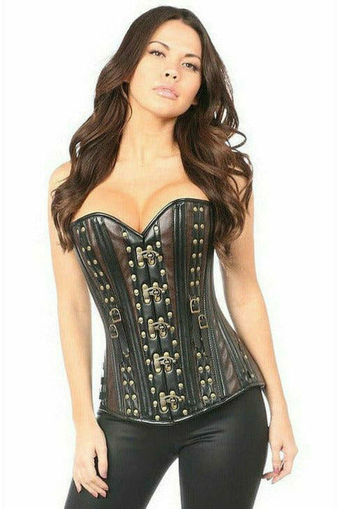 Cleopatra Corset, Color Box of Chocolates, by Daisy Corsets in Size S, M, L, XL, 2X, 3X, 4X, 5X, or 6X