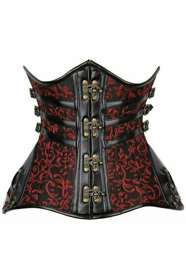 Top Drawer Curvy Steampunk Steel Double Boned Underbust Corset in 3 Color Choices by Daisy Corsets in Size S, M, L, XL, 2X, 3X, 4X, 5X, or 6X