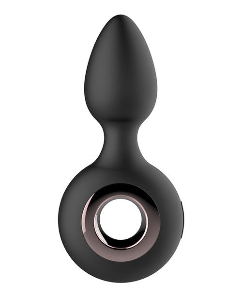 Gender Fluid Tremor Ring Plug Anal Vibe Combined with Bullnose Nipple Clamps