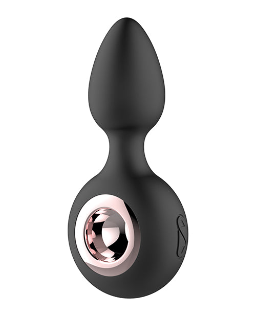 Gender Fluid Tremor Ring Plug Anal Vibe Combined with Bullnose Nipple Clamps