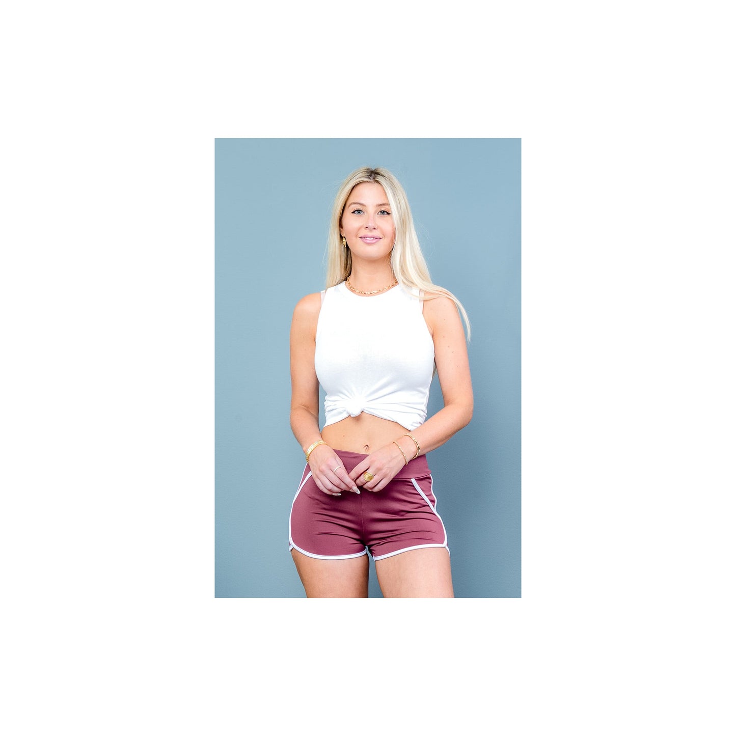 Sexy Running Shorts in Black or Mauve in Size S, M, or L