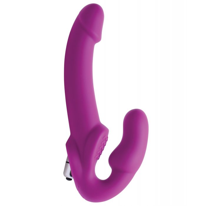 Vibrating Silicone Strapless Strap on Dildo 6 Inches Insertable Bikini Vegas Vibrating Silicone Strapless Strap on Dildo 6 Inches Insertable Bikini Vegas