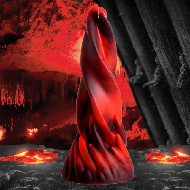 Hell Kiss Twisted Tongues Silicone 7.4 Inch Dildo