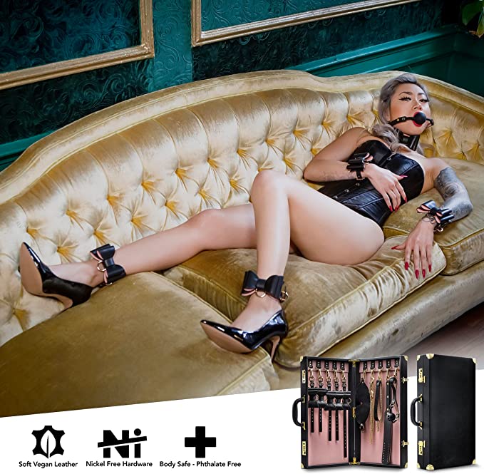 Blush Temptasia Safe Word Bondage Kit with Suitcase