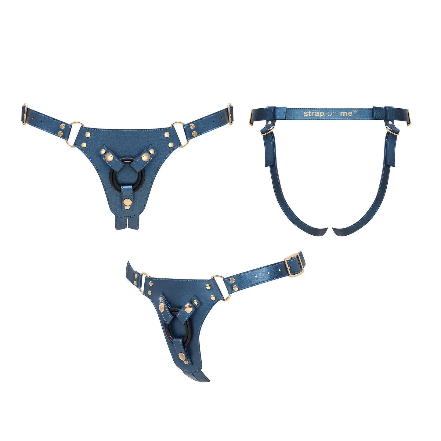 Strap On Me Leatherette Harness Generous
