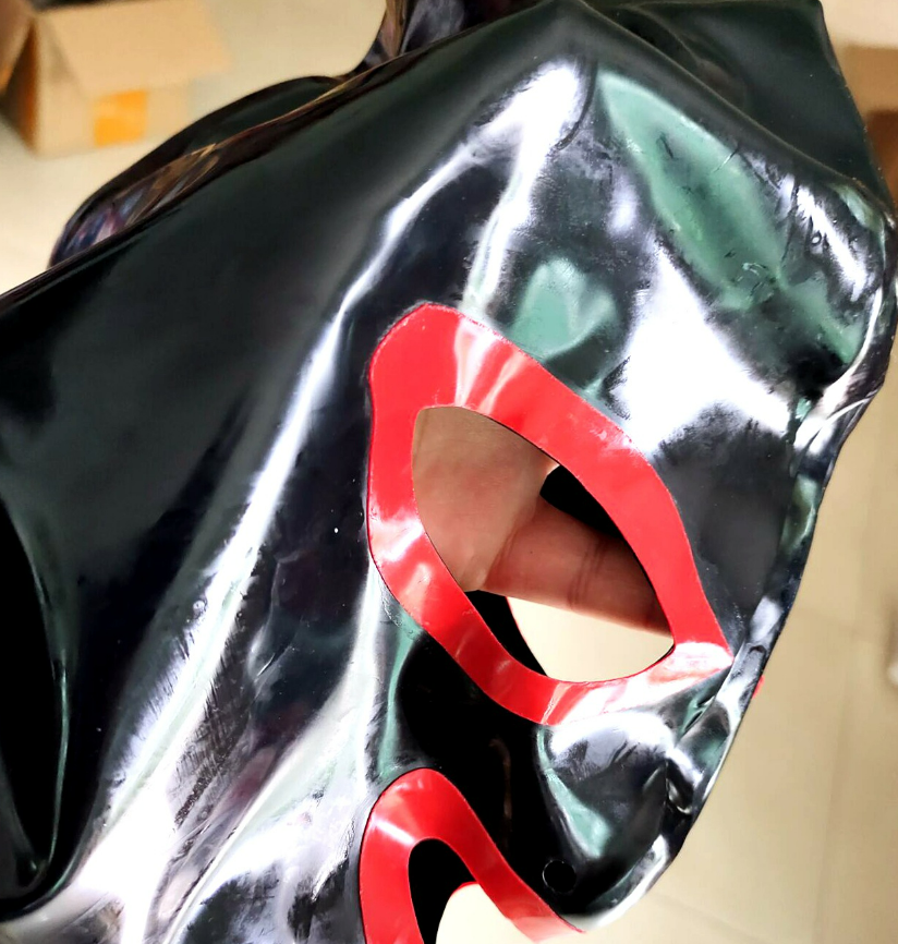 Sexy Latex Headgear Latex Mask Role Play One Size