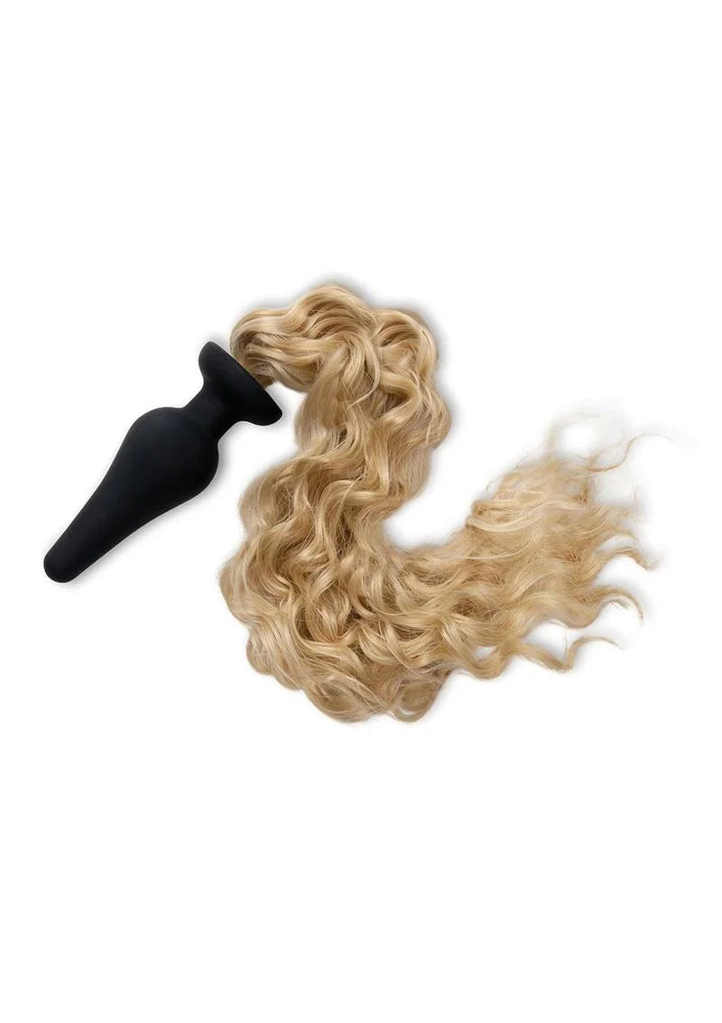 Whipsmart Furry Tales Silicone Plug with Blondie Pony Tail