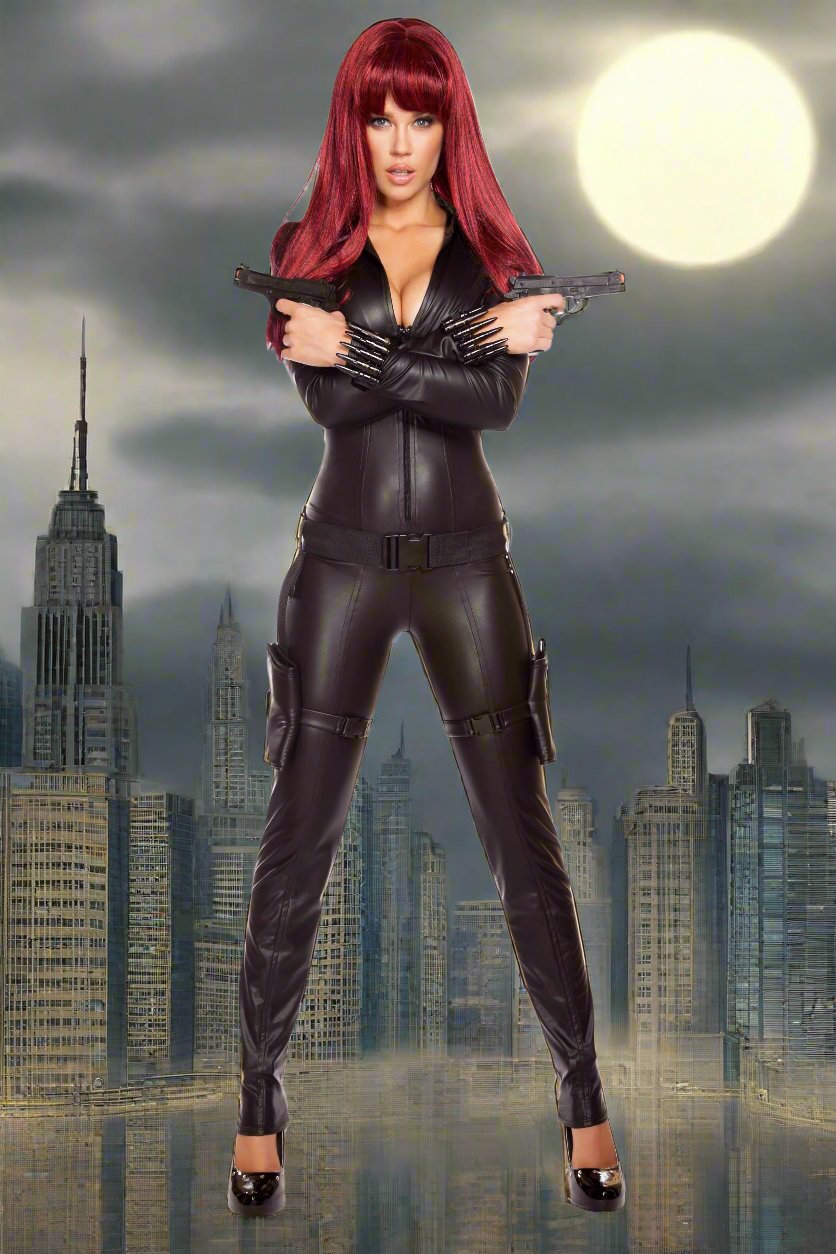 Black Widow Costume by ROMA in Size S, M, or L