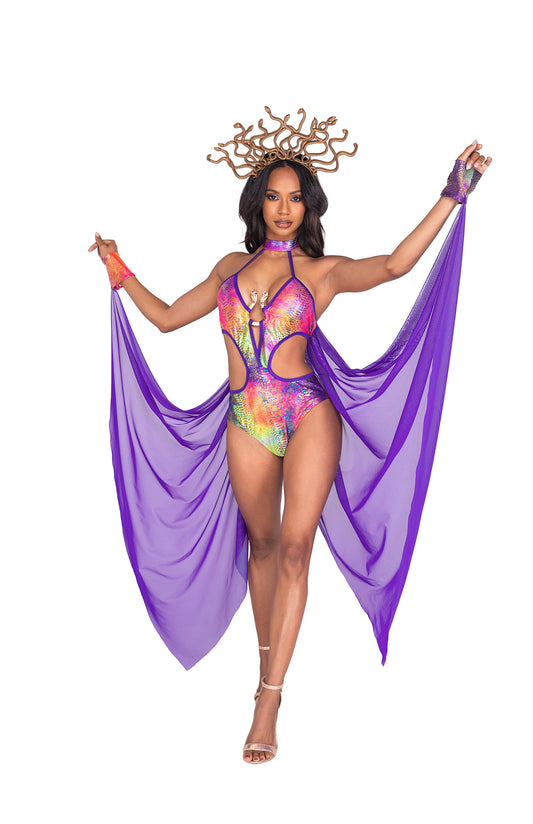 2 Piece Mesmerizing Medusa Costume by ROMA in Size S, M, or L