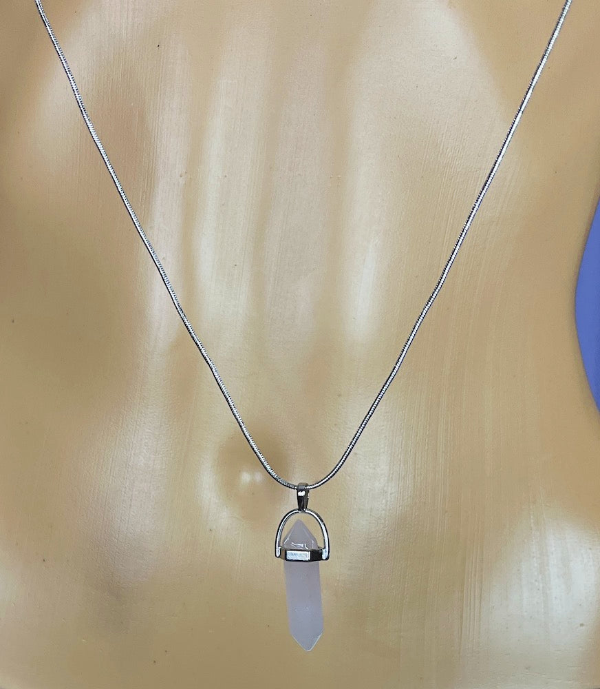 Adjustable Bullnose Nipple Clamps with Pretty Crystal Pendant