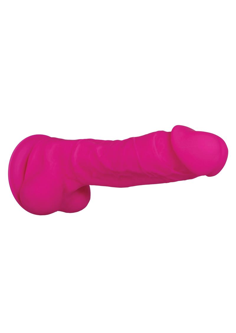 The Pink Dahlia Silicone Dildo 9.5 Inch by Evolved Novelties