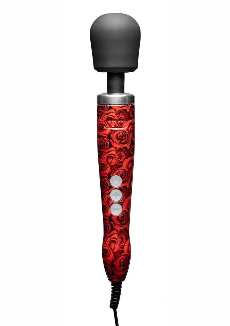 Doxy Die Cast Wand Plug-In Vibrating Body Massager Metal Tiger Pattern