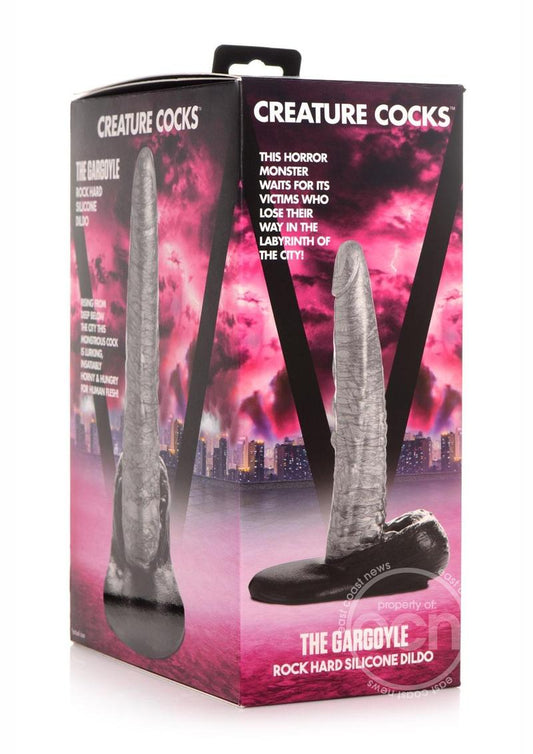 Creature Cocks The Gargoyle Rock Hard Silicone Dildo 9.3 Inches