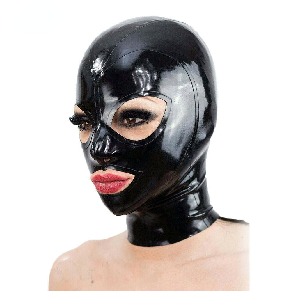 Latex Headgear Handmade Latex Tight in Size XS, S, M, L, XL, or 2X