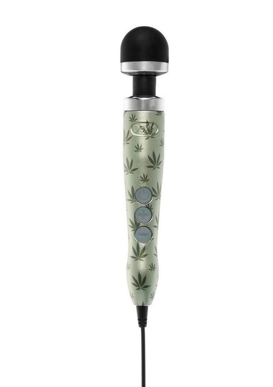Doxy Die Cast 3 Wand Plug In Wand Massager in the Popular Cannabis Pattern