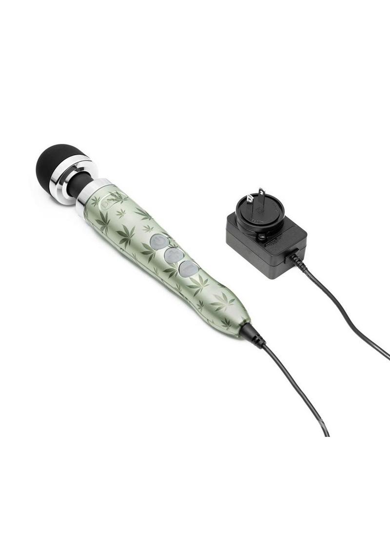 Doxy Die Cast 3 Wand Plug In Wand Massager in the Popular Cannabis Pattern