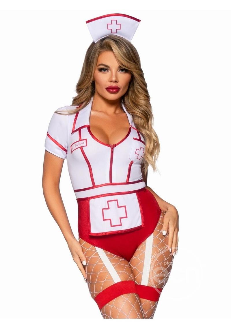 Leg Avenue Nurse Feelgood in Size S, M, or L
