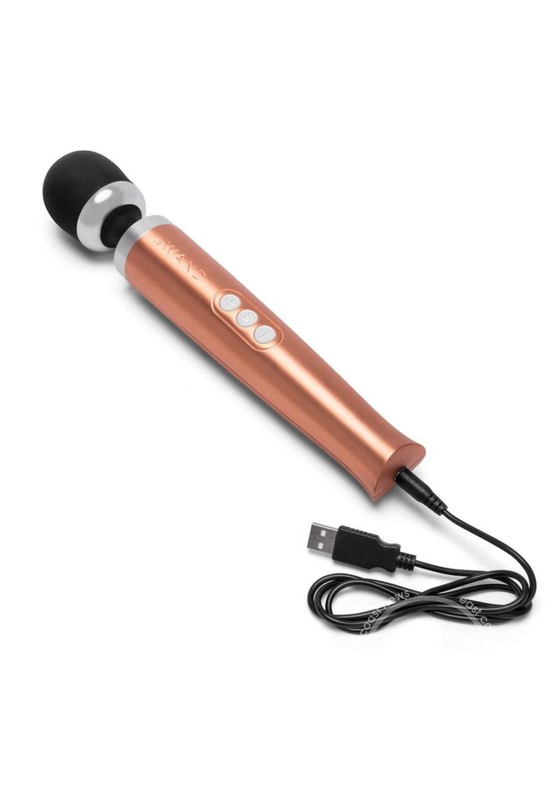 Le Wand Diecast Rechargeable Massager in Silver or Rose Gold