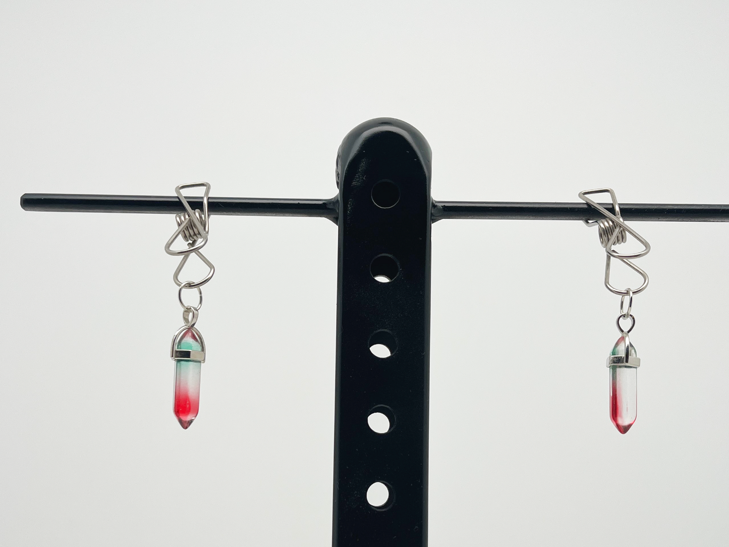 Green, Red, and Clear Pendant Body Clamps Medium Pressure