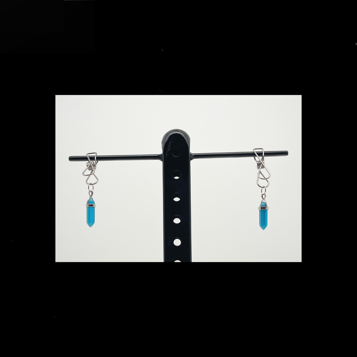 Blue Crystals Body Medium Clamps