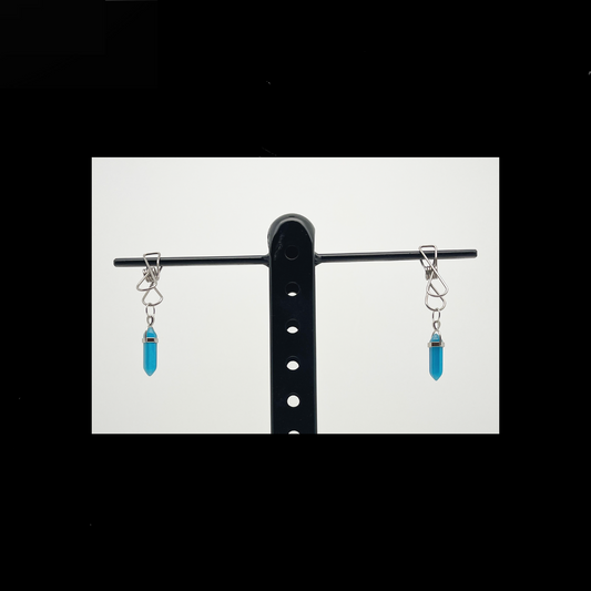 Blue Crystals Body Medium Clamps