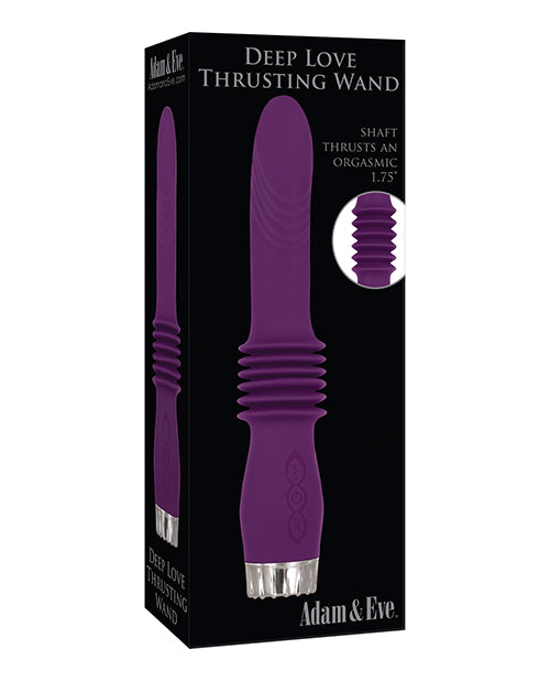 Adam and Eve Purple Deep Love Thrusting Wand and Liberator BonBon Sex Toy Mount in 5 Color Choices