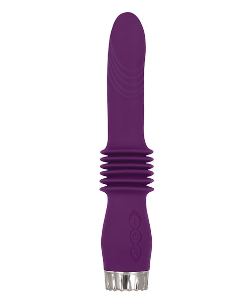 Adam and Eve Purple Deep Love Thrusting Wand and Liberator BonBon Sex Toy Mount in 5 Color Choices