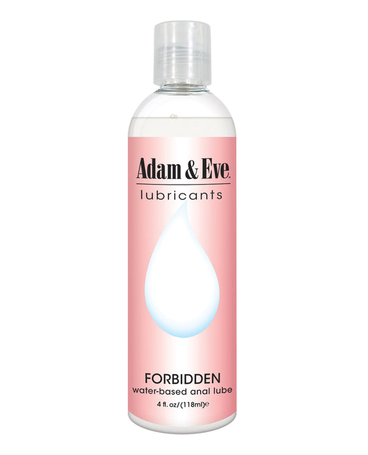 Adam and Eve Forbidden Anal Water Based Lube 4oz Bottle