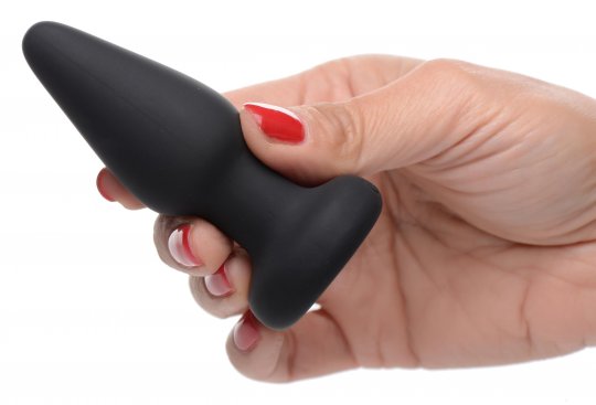 Light Up Silicone Anal Plug S, M, L