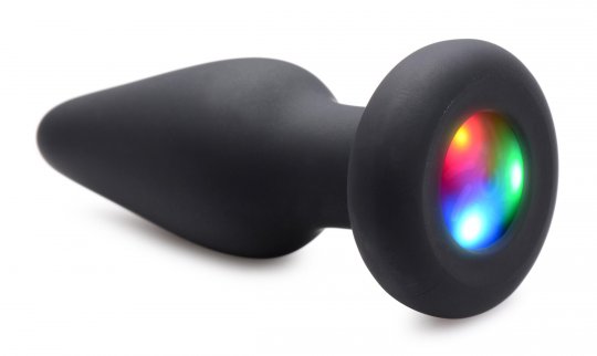 Light Up Silicone Anal Plug S, M, L