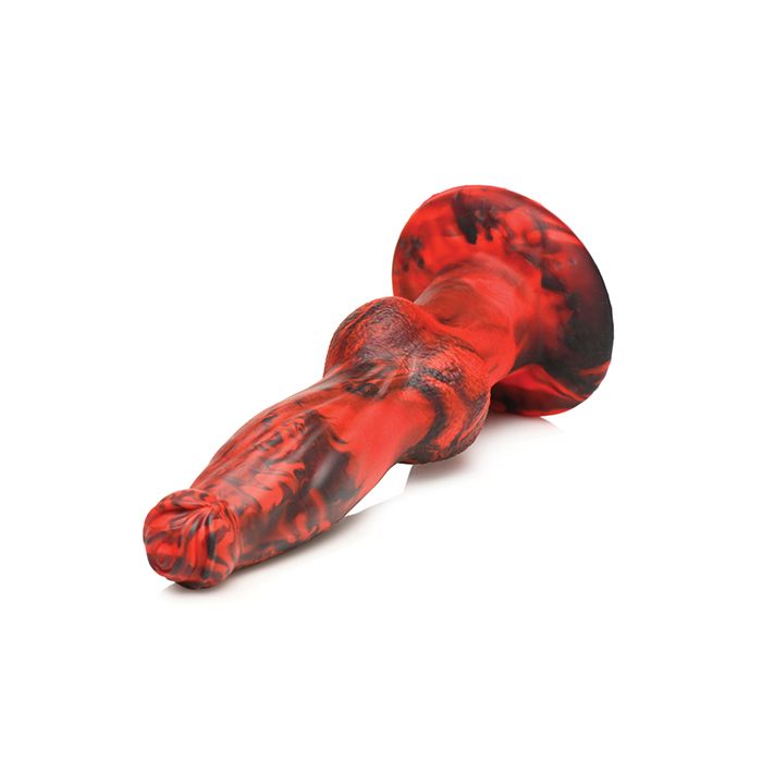Hell Wolf Thrusting and Vibrating Silicone Dildo