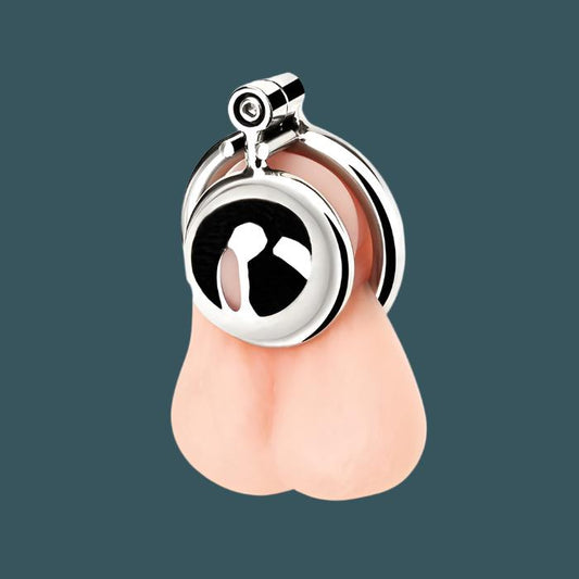 Blue Line Mini Cock Micro Chastity Cage