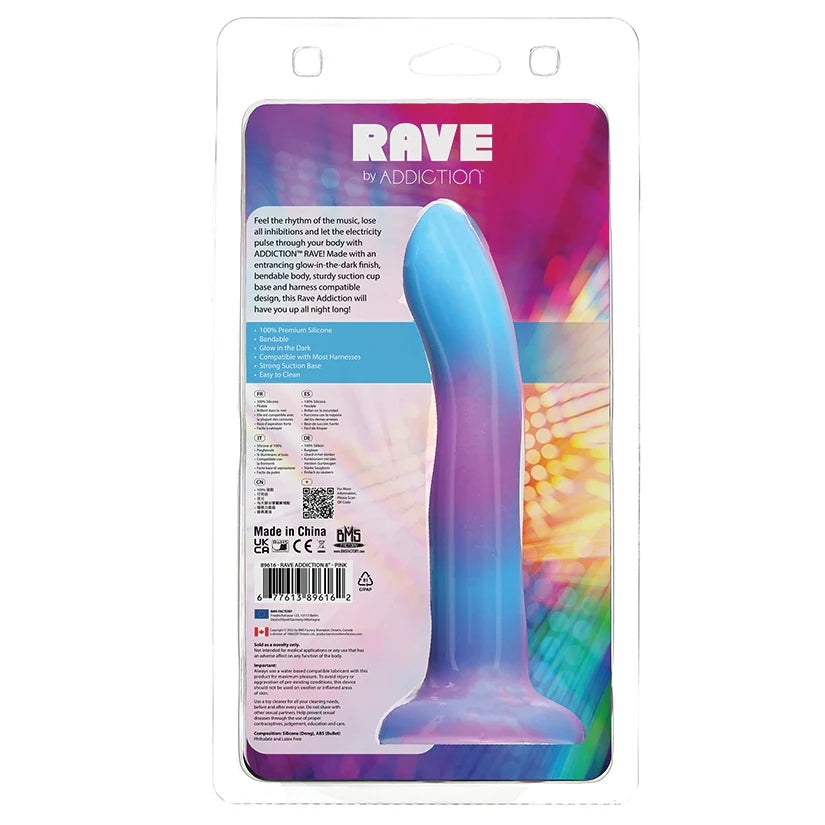 8 inch Addiction Rave Dildo