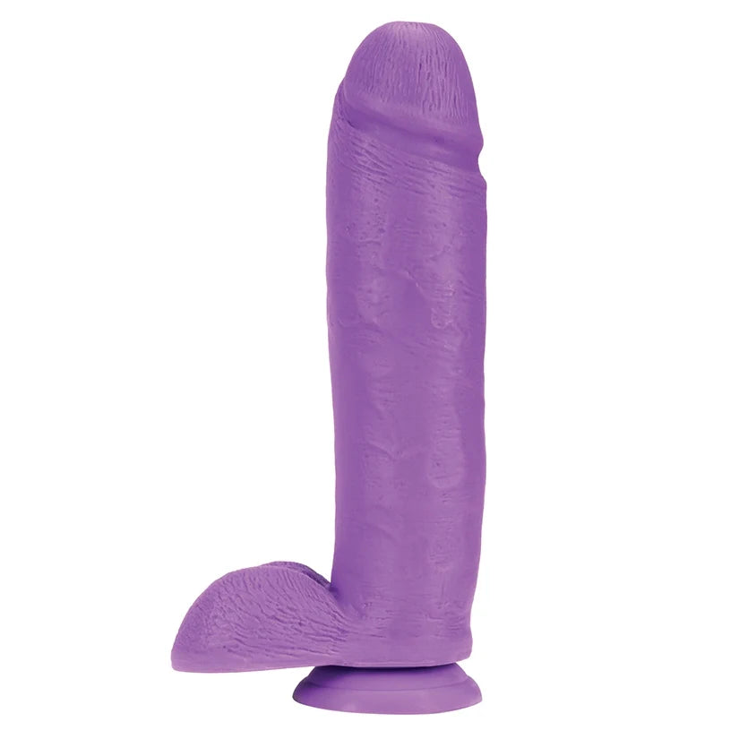 10 inch Silicone Dual Density Cock with Balls