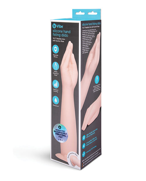 16.5 Inch Silicone Hand Fisting Dildo with Suction Base